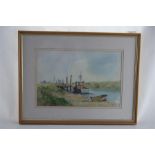 PAUL STAFFORD ' Morston Creek', Watercolour, Signed, 36cm x 24cm