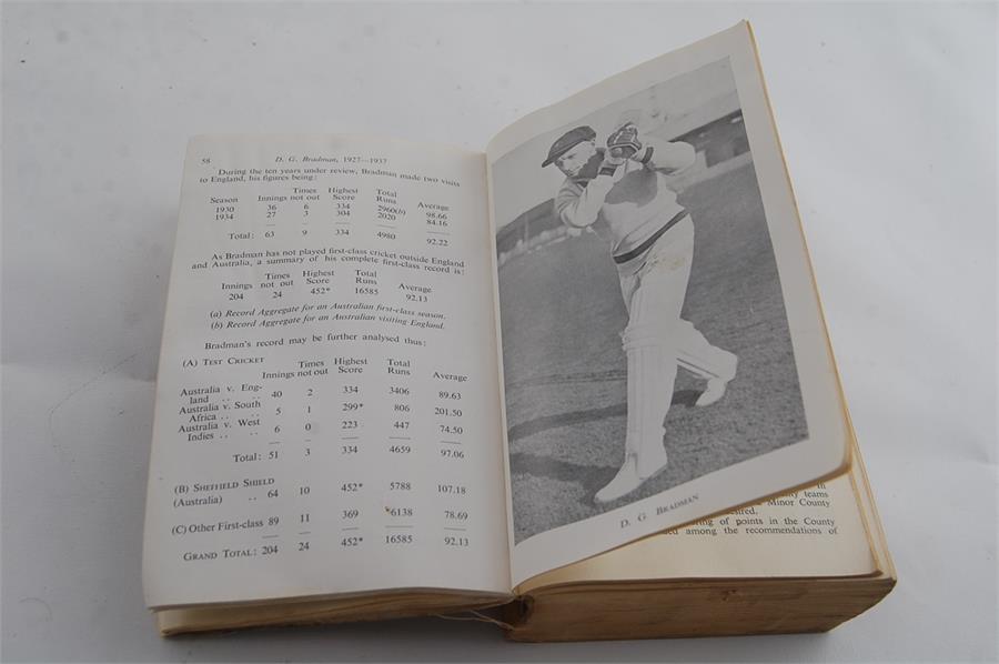 John Wisden's Cricketers' Almanack for 1938 75th Edition from the Duke family. - Image 3 of 3