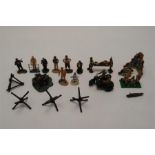 Collection of Britains British & German Metal Toy Soldiers