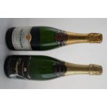 Two bottles of Champagne - Tattinger Brut Reserve & Fortnum & Mason Brut Reserve Roederer