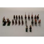 A Large Collection of Die Cast Metal Toy Cavalry Soldiers (21)
