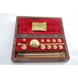 Sikes' Hydrometer adjusted by T.O. Blake, Hatton Garden, Mahogany Case