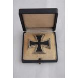 German WWII First Class Iron Cross, 1939, Original Box