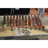 Collection of 'BRITAINS' Metal Toy Soldiers