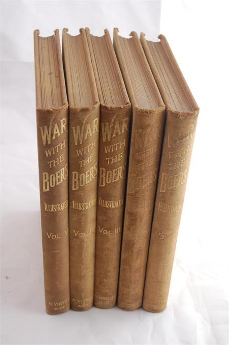 WAR WITH THE BOERS (5 Vols). The Past and Present Troubles with the South African Republics - Image 2 of 2