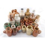 Small Collection of 19th C Stoneware Bottles (24)