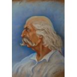 Scheiber H (Hungarian 1873-1950) Portrait of a Gentleman, Chalk / Pastel on Board, Signed