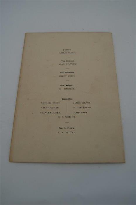 Gallery First Nighters' Club Menu 1936 With Various Signatures inc. Laurence Olivier, etc. - Image 3 of 3