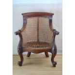 A Victorian mahogany child's' chair