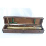 A Boxed Gunsighting Telescope by W. Ottway & Co Ltd of Ealing, dated 1912