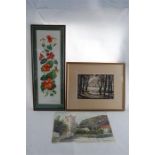 Three Watercolours, two by Chas King, one by Sheila Anderson