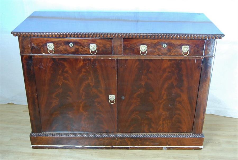 An 18th / 19th Century sideboard off the super yacht Dona Amelia 'Mamma Mia'