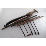 A set of 19th Century Clog making tools