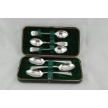 Six Hallmarked Silver Tea Spoons Kensington Rifle Club & Maidenhead and Bray Cricket Club