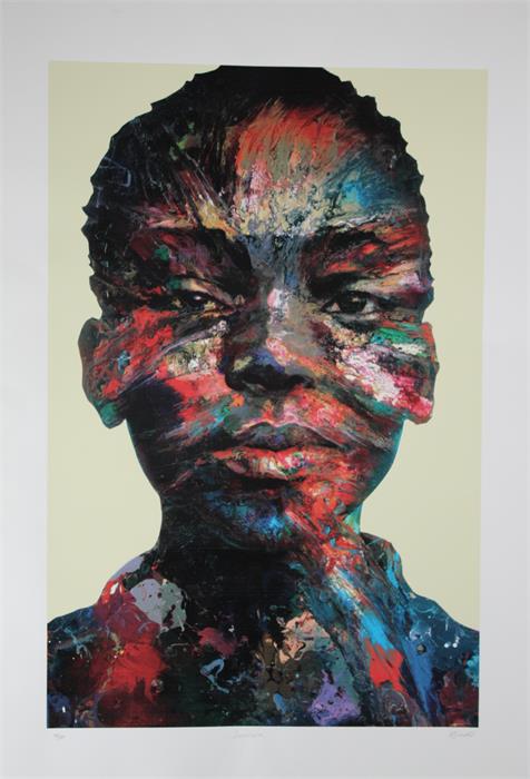 Matthew Small 'Joshua' signed limited edition print 55/95 W 73cm x H 104cm