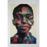 Matthew Small 'Joshua' signed limited edition print 55/95 W 73cm x H 104cm