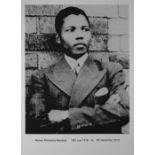 Russell Marshall print 'Nelson' 'Nelson Rolihahla Mandela 18th July 1918 to 5th December 2013