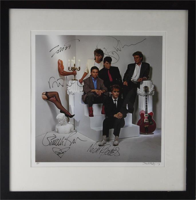 David Montgomery, Artist's Proof, Album Cover Photograph, Duran Duran, signed band and photographer - Image 2 of 2