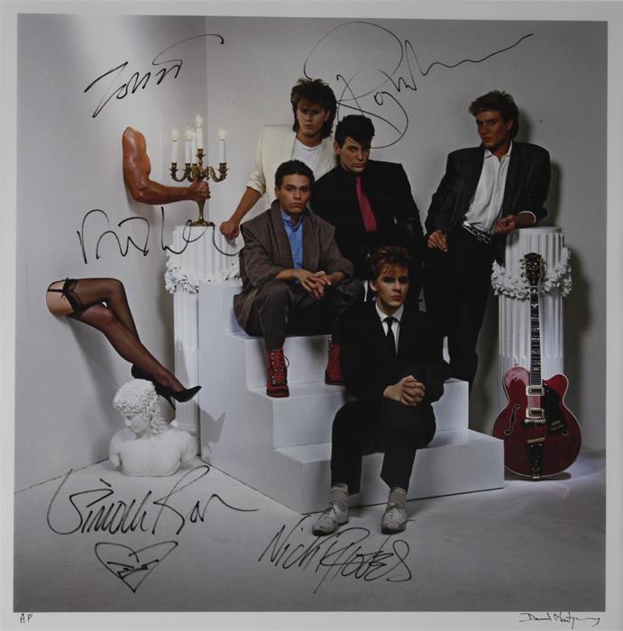 David Montgomery, Artist's Proof, Album Cover Photograph, Duran Duran, signed band and photographer