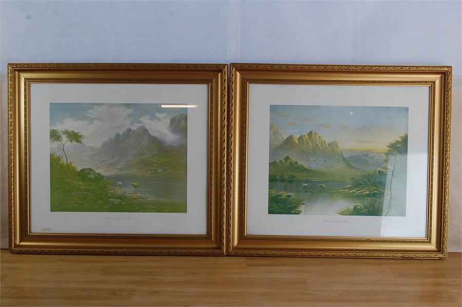 Two Recent Framed Prints of Scottish Highland Scenes