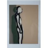 Bruce French 'Still Life' Solitary Figure, framed, double glazed signed original (?)