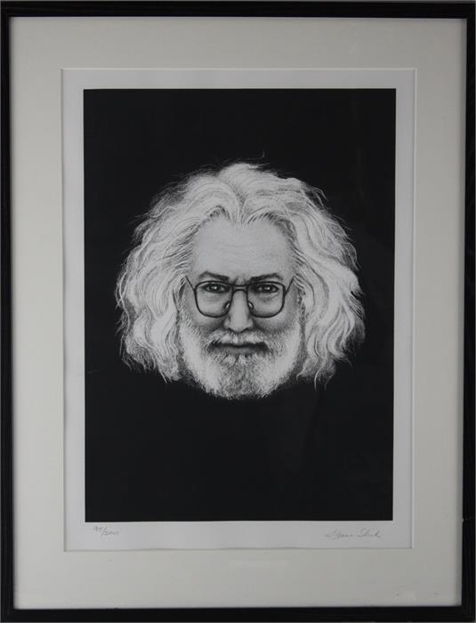 Grace Slick 'Jerry Garcia' signed in pencil, limited edition 95/300 - Image 2 of 2
