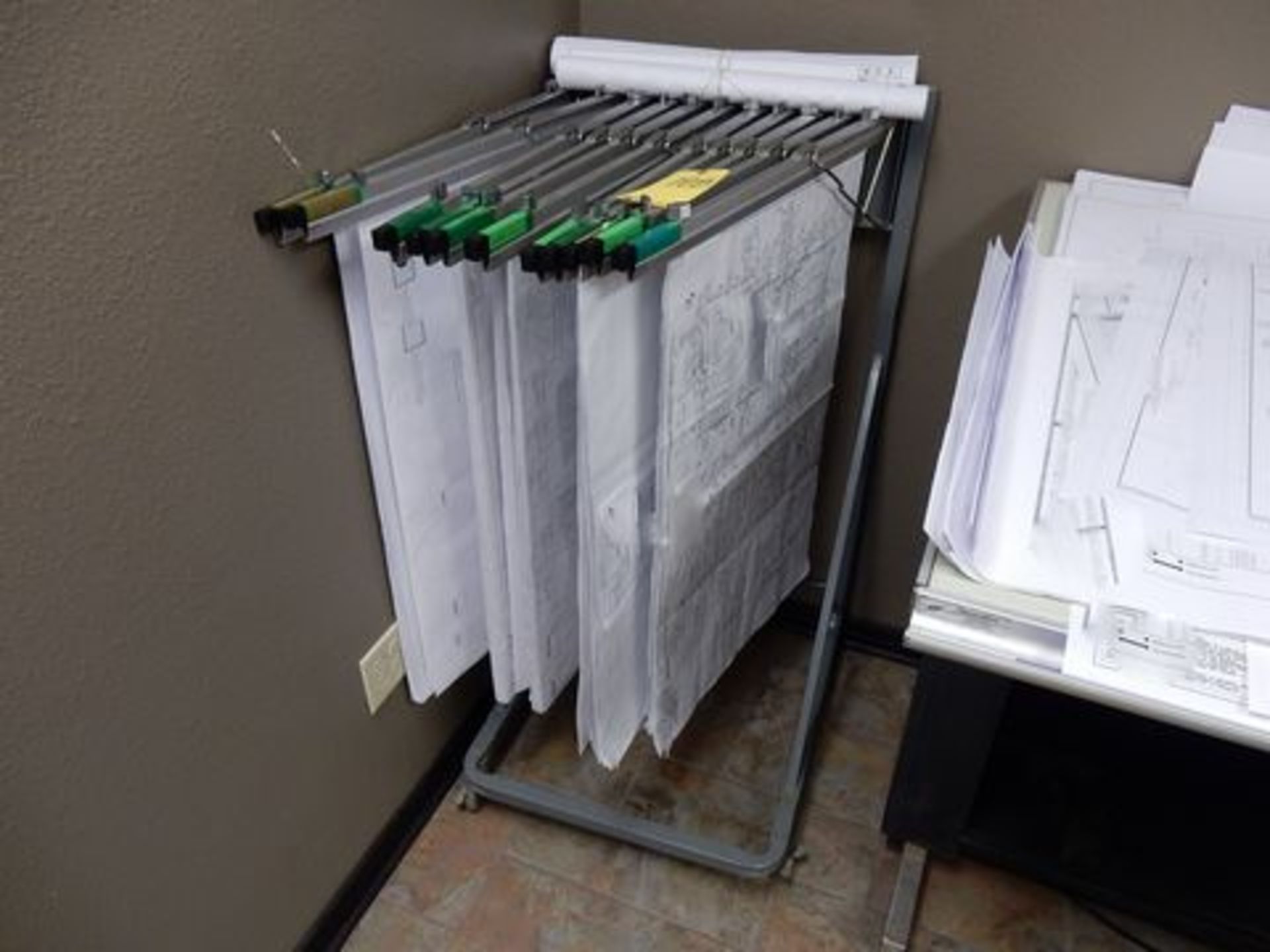 HANGING PRINT FILE W/CASTERS