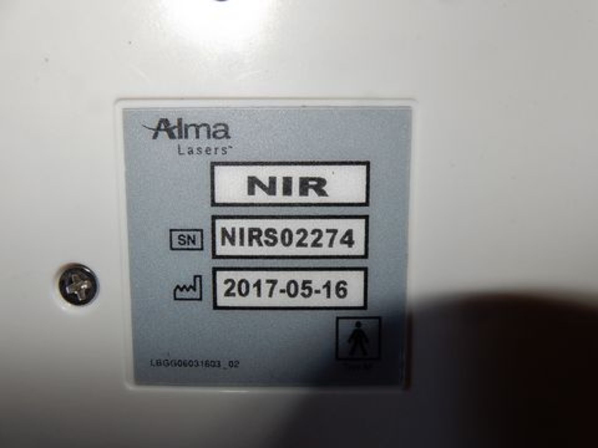 2017 ALMA NIR LASER HAND PIECE, S/N NIRS02274, 2017, W/CASE - Image 2 of 4