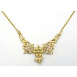 15ct gold Pendant necklace,