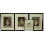 After Ellen Jowett: Children in Garden setting, mezzotint with blind stamp pub.