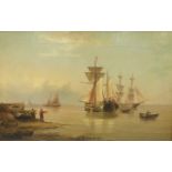 Hull School (19th century): Sailing Vessels off the Humber,