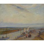 Florence Hess (Staithes Group 1891-1974): 'Morning Blakeney East Anglia',