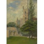 M L Rowntree (British early 20th century): St Olave's Church York,