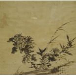 Chinese painting of Chrysanthemum and bamboo,