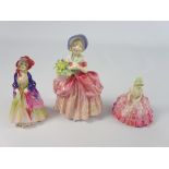 Royal Doulton Figure "Chloe" M9 withdrawn 1945, another "Paisley Shawl" M4 withdrawn 1945,