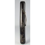 19th Century Japanese black wood,