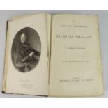 "The Life and Adventures of Nicholas Nickleby" by Charles Dickens dated 1839, illustrated by Phiz,