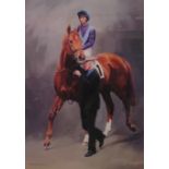 Jacqueline Stanhope (Scottish 1963-): Artist signed limited edition Print 'Persian Punch' signed by