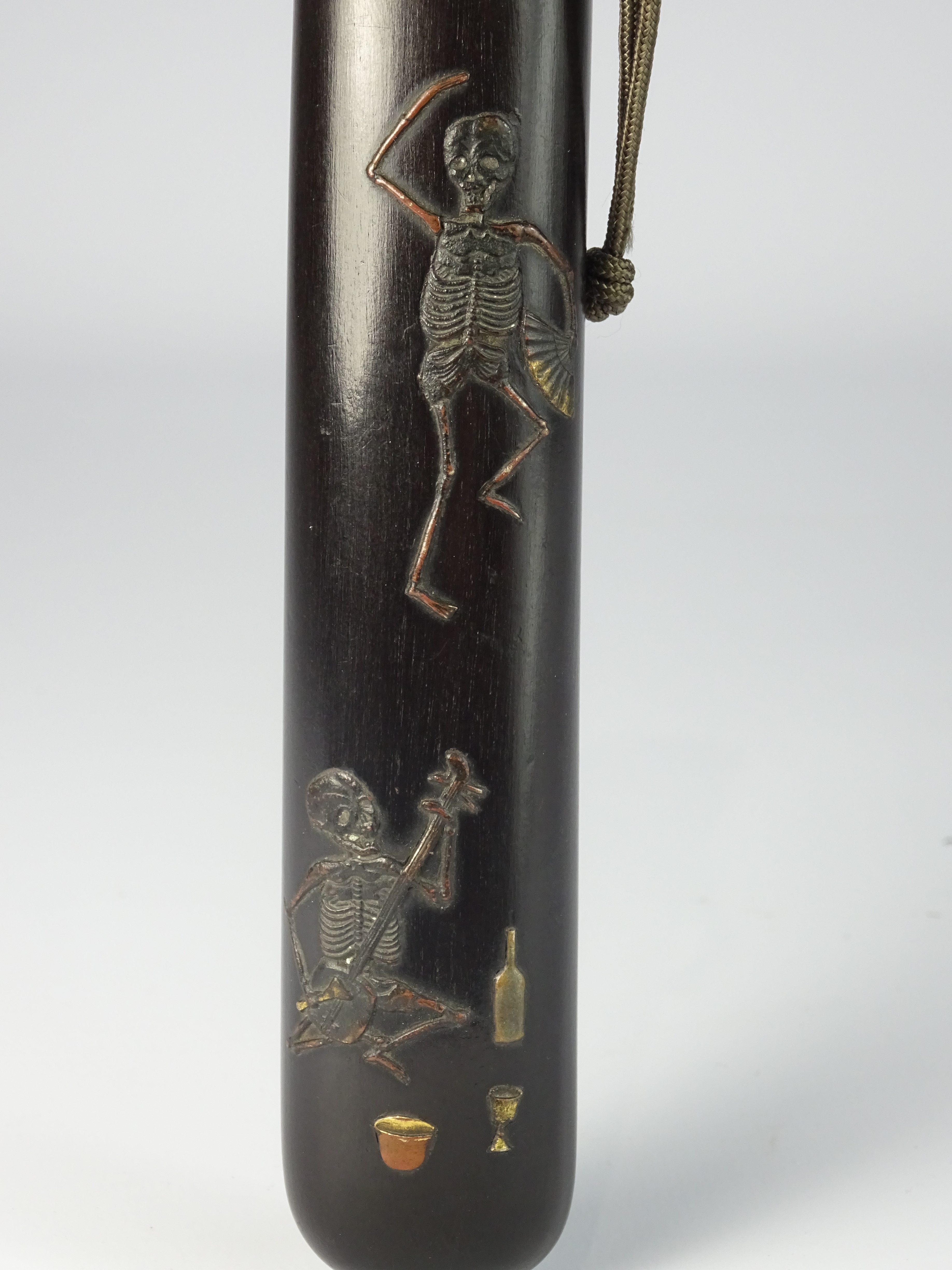 19th Century Japanese black wood, - Image 2 of 4