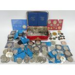 Presentation case "Farewell to LSD" together with a collection of pre decimal coinage,