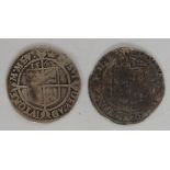 Two Elizabeth I silver Sixpences dated 1567 and a quantity of GB crowns Condition Report