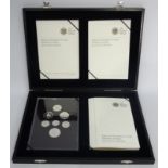 Royal Mint 2008 Emblems of Britain silver proof seven coin set in presentation case