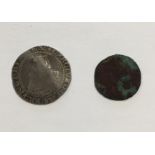 Charles I Sixpence (Spink 2806) dated 1625 aboved shield broader bust and larger crown plus a
