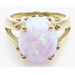 9ct gold opal ring hallmarked Condition Report & Further Details Approx 5.