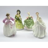 Four Royal Doulton figurines; 'Sandra', 'Carol',