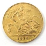 1910 gold half sovereign Condition Report & Further Details <a href='//www.