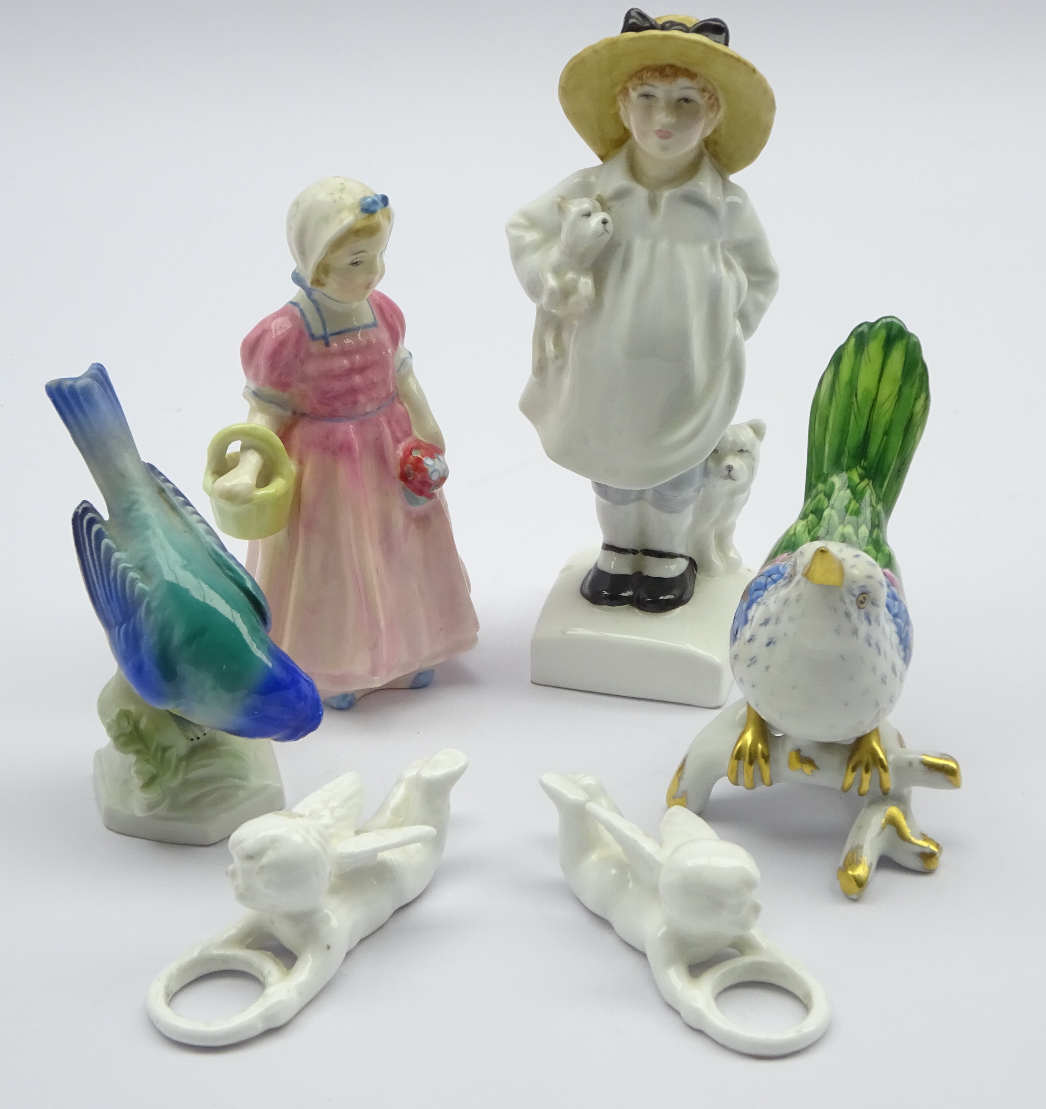 Royal Doulton figure 'James' from the Kate Greenaway collection & 'Tinkle Bell',