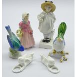 Royal Doulton figure 'James' from the Kate Greenaway collection & 'Tinkle Bell',
