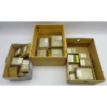 Three further boxes of vintage newspaper glass negatives in various subjects Condition