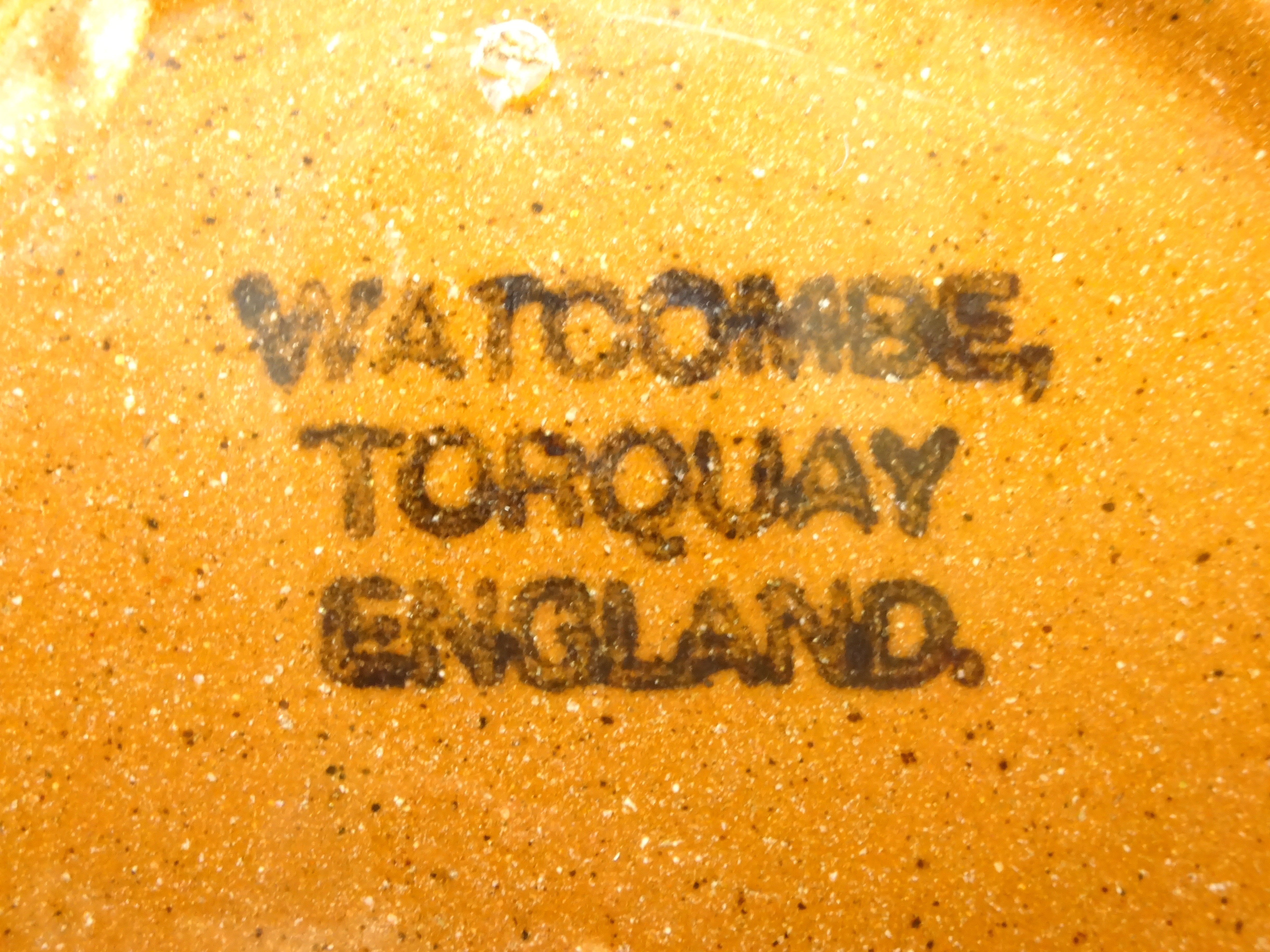 Watcombe Torquay and Dartmouth Cornish pottery to include large mug, milk jug, - Image 2 of 2